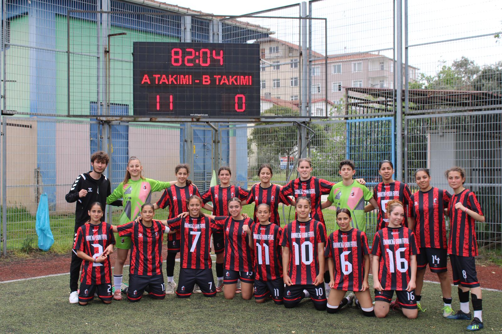 Pilot takımımız Kocaeli Gölcük İdmanocağı ile sporcularımıza Kadınlar 3. Lig’de forma giyme fırsatı sunuyoruz.  Kocaeli Kadın Futbol Akademisi olarak, altyapımızda yetişen sporcularımızın gelişimlerini destekliyor; onları tecrübe kazandırarak Türk kadın futboluna kazandırıyoruz.